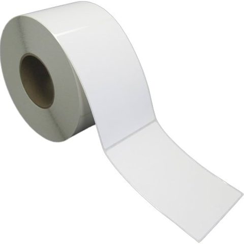 Matte White Paper Label